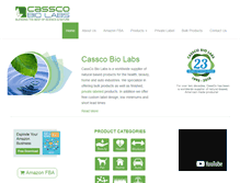 Tablet Screenshot of cassco-bio.com